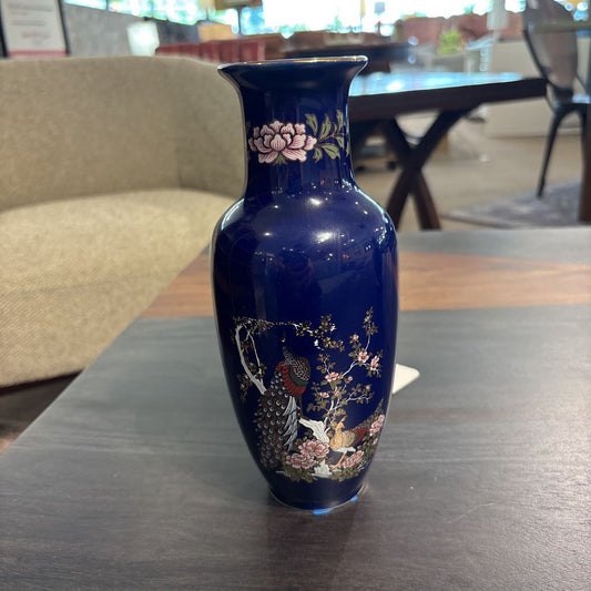 Japanese Peacock Vase SMALLS