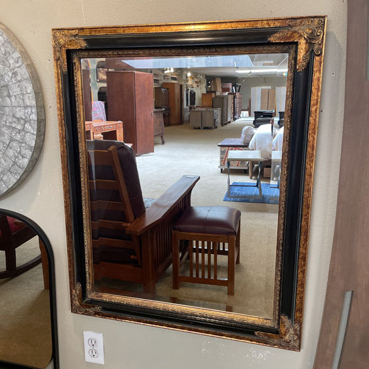Black & Gold Ornate Frame Wall Mirror C MIRRORS