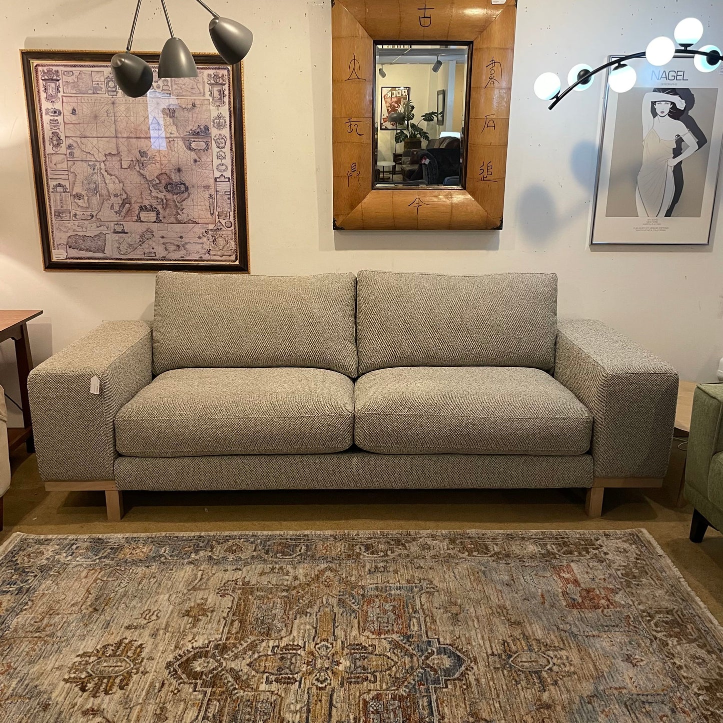 Oslo Olive Moss Sofa U SOFAS