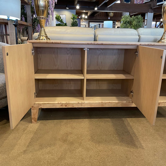 Honey Burl Sideboard