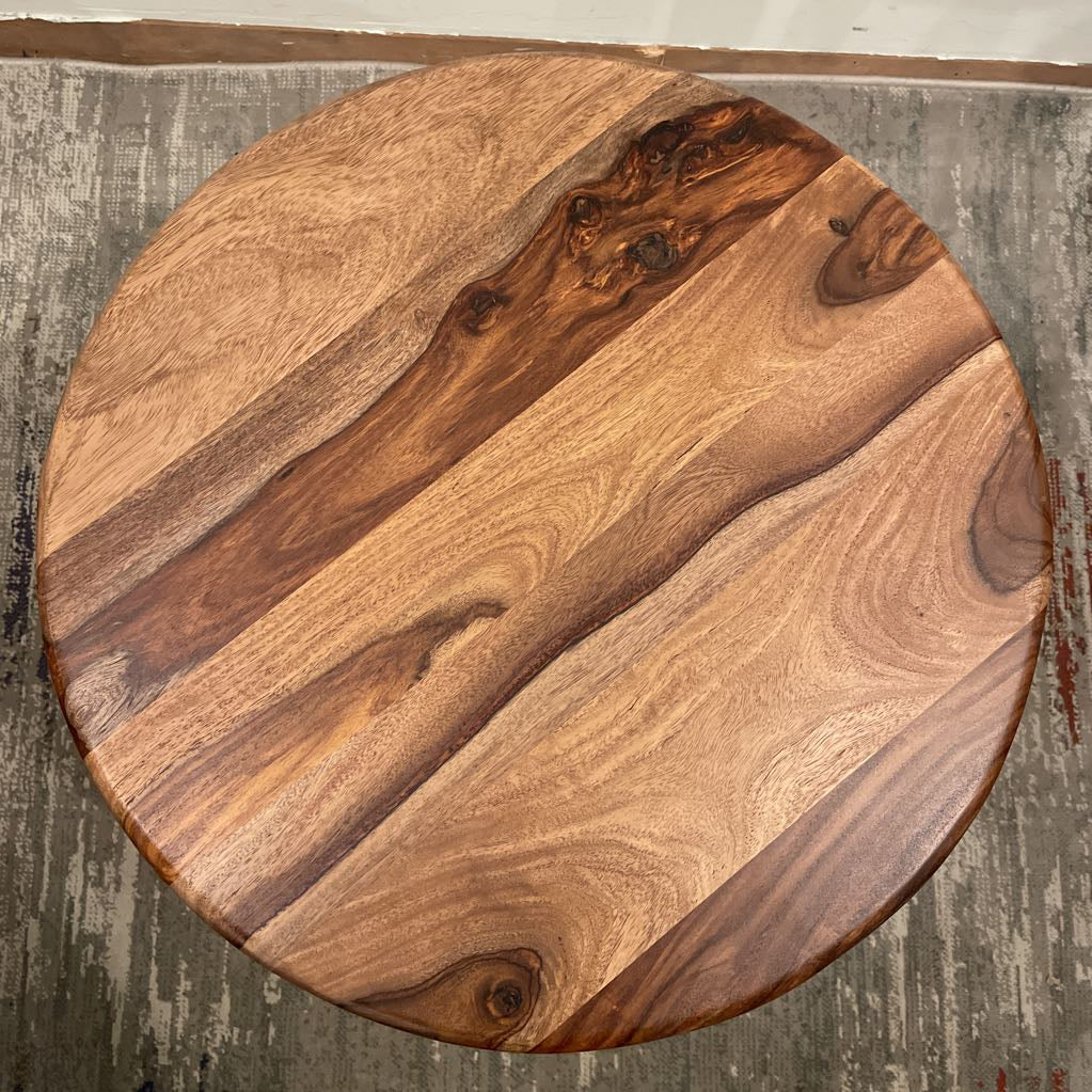 DEIGHTON ROUND END TABLE C SIDE TABLES