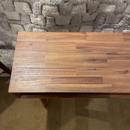 Brushed Pecan Console Table C CONSOLE TABLES