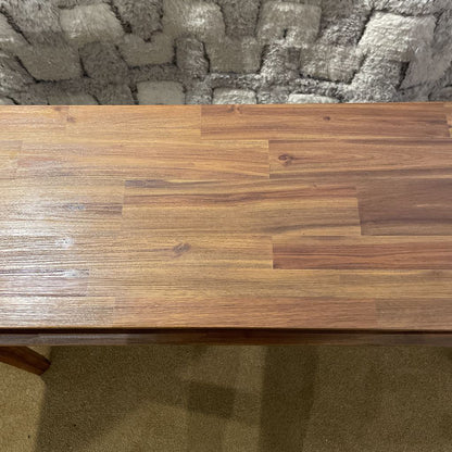 Brushed Pecan Console Table C CONSOLE TABLES