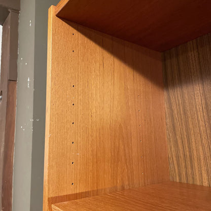 MCM 2-Piece Teak Sec. Bookcase (AS-IS)