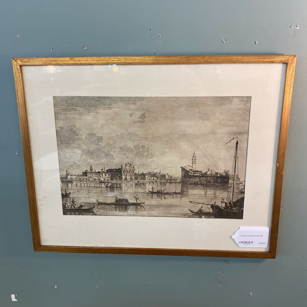 Vintage Grand Canal Print