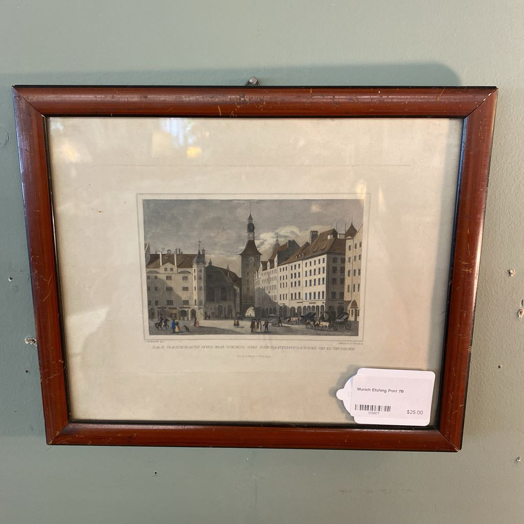 Munich Etching Print