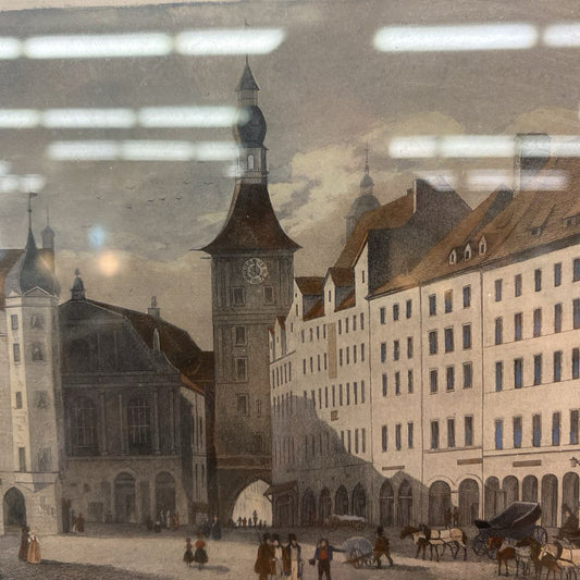 Munich Etching Print ART