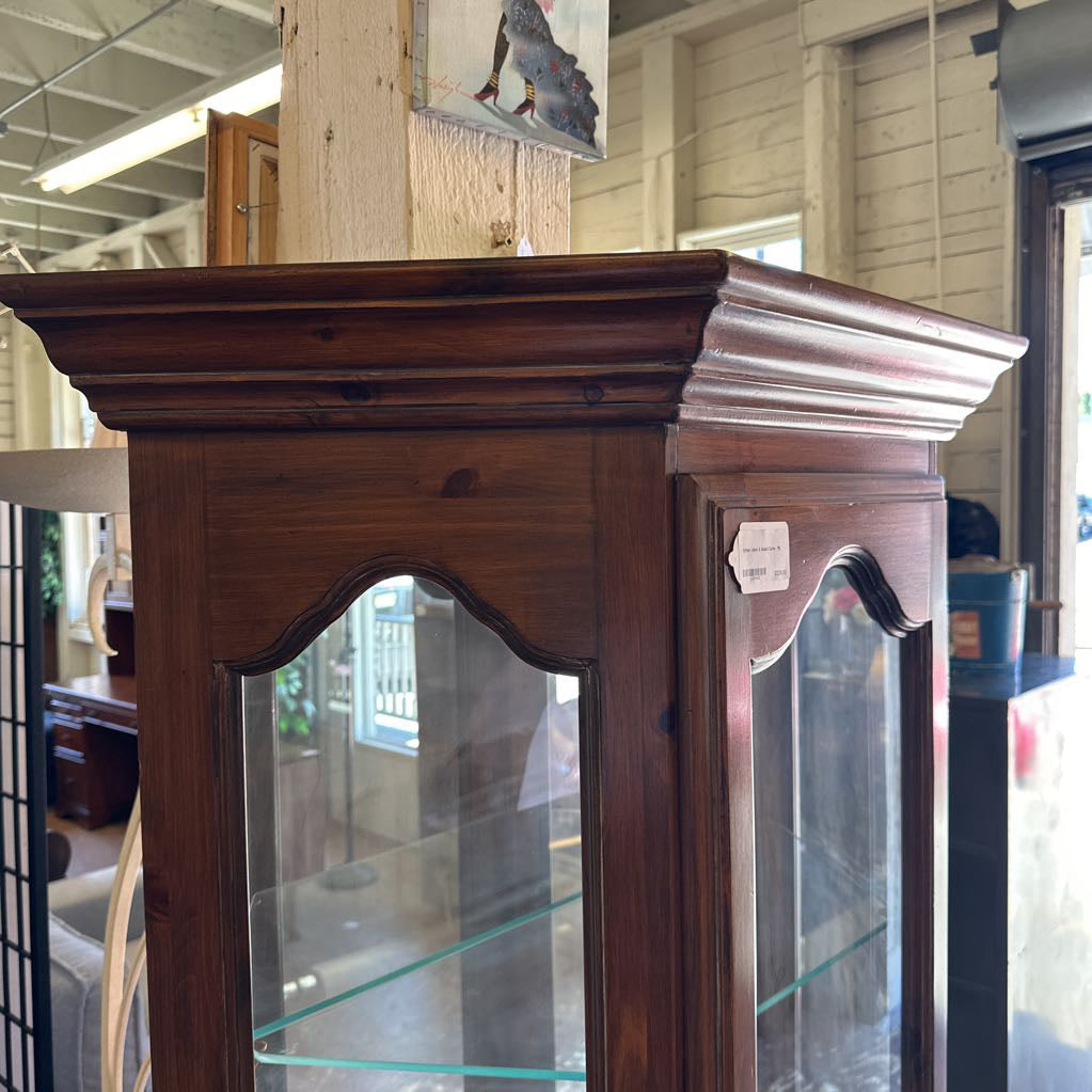 Ethan Allen 3 Sided Curio