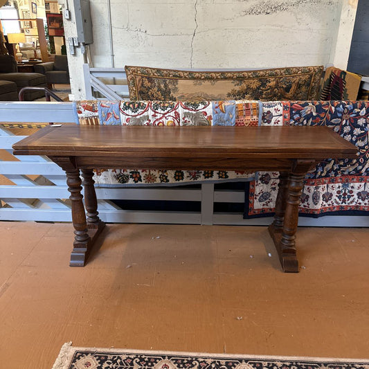 Oak Flip Top Console Table