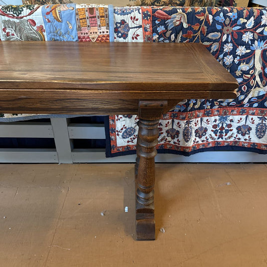 Oak Flip Top Console Table C CONSOLE TABLES