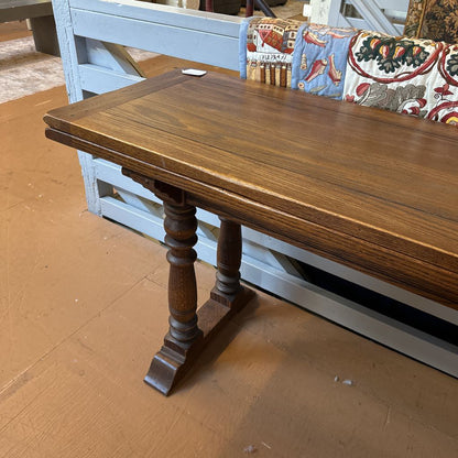 Oak Flip Top Console Table C CONSOLE TABLES