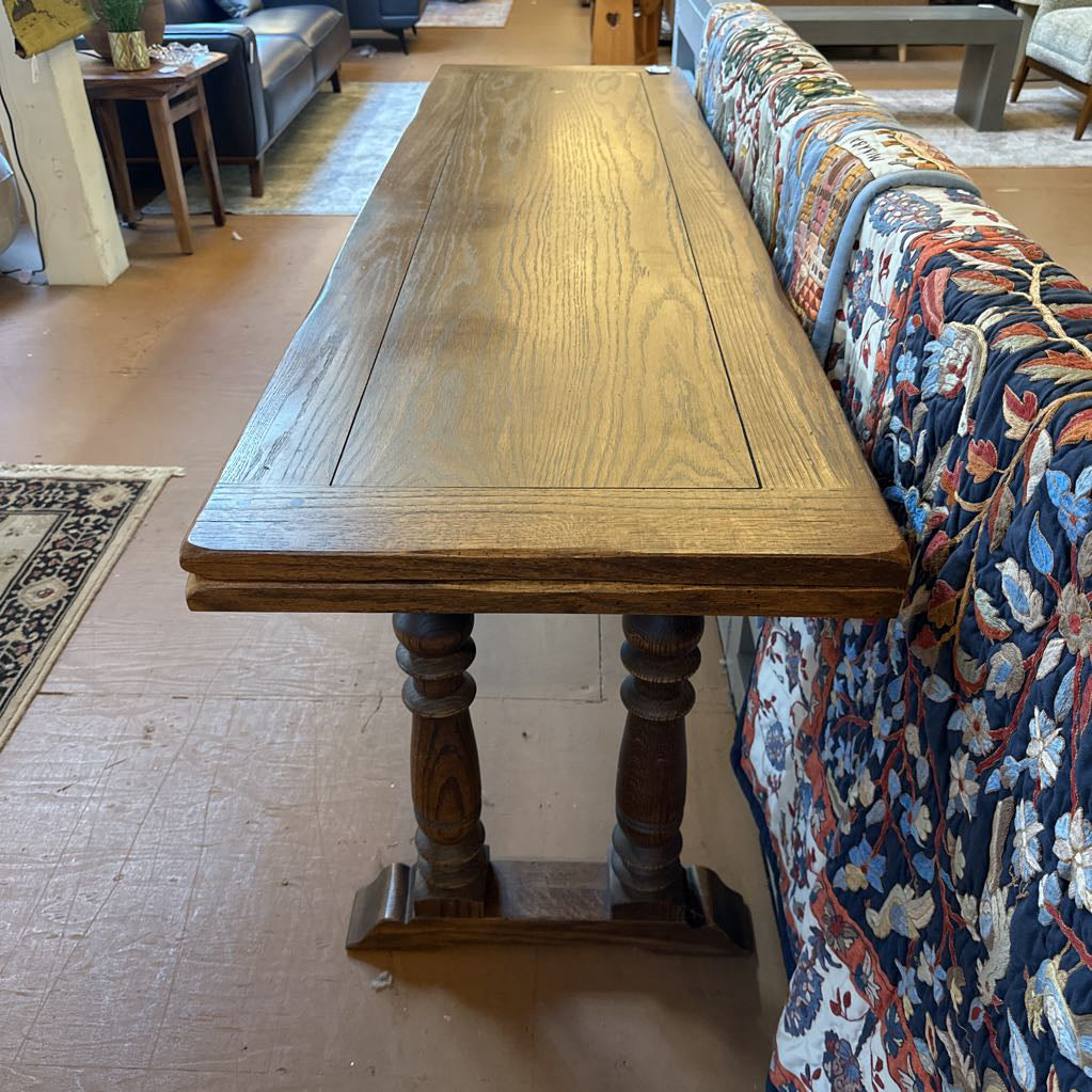 Oak Flip Top Console Table C CONSOLE TABLES