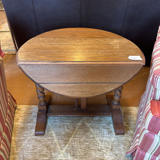 Barley Twist Drop Leaf Occasional Table C SIDE TABLES