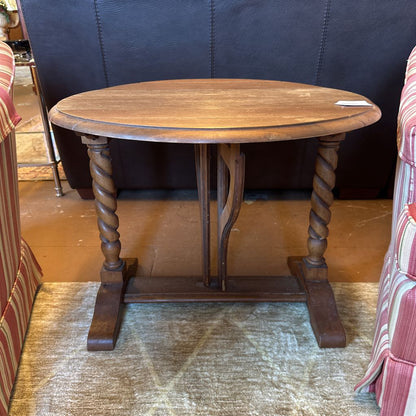 Barley Twist Drop Leaf Occasional Table C SIDE TABLES