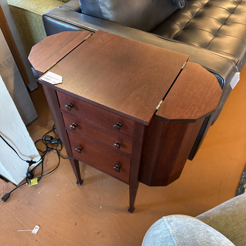 Vintage Martha Washington Style Sewing Cabinet