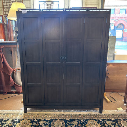 Room and Board Bi-Fold Door Media Cabinet