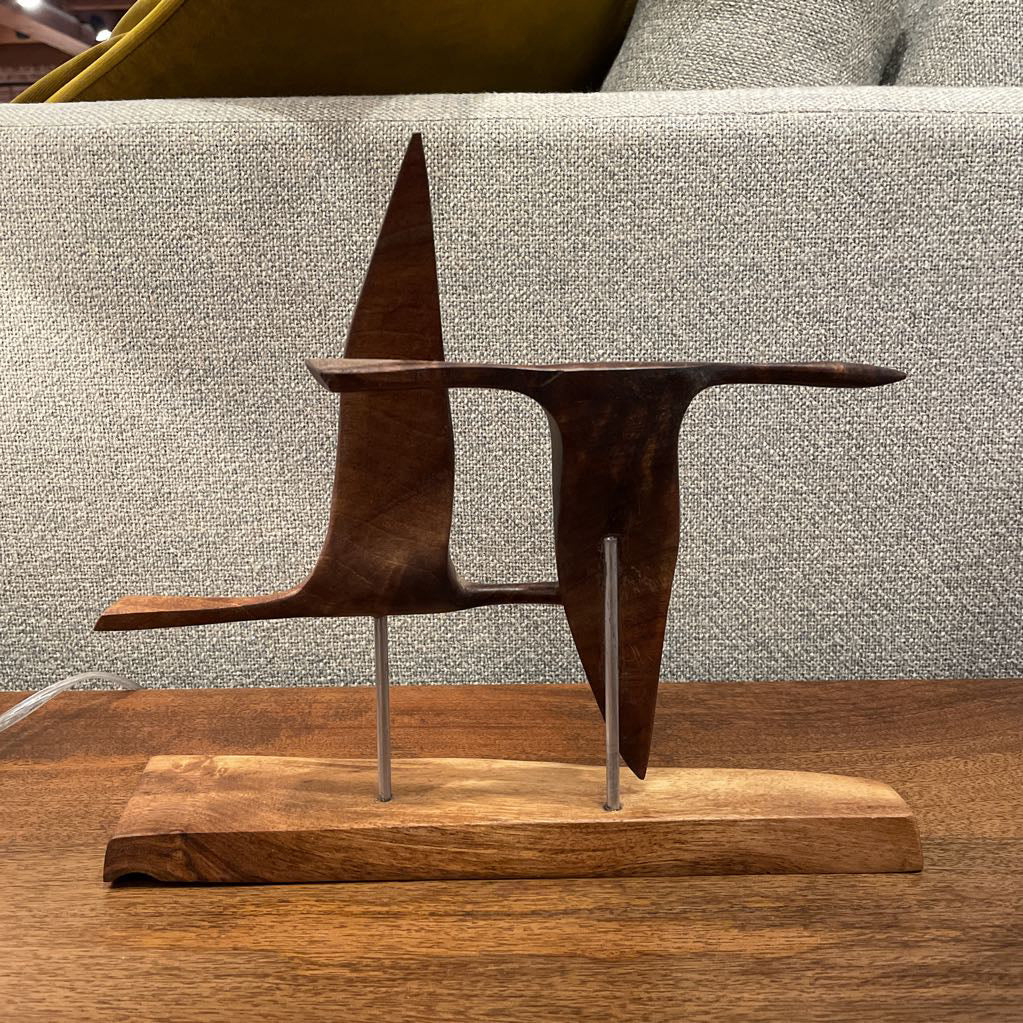 Flying Geese Modern Wood Sculpture