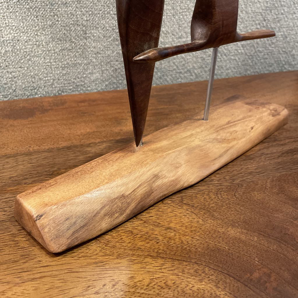 Flying Geese Modern Wood Sculpture