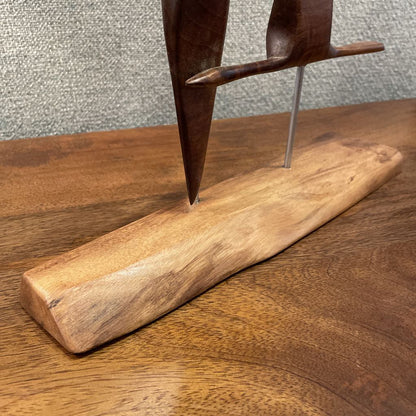 Flying Geese Modern Wood Sculpture
