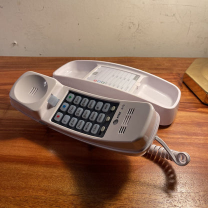 White Slimline Vint. Telephone
