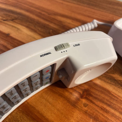 White Slimline Vint. Telephone