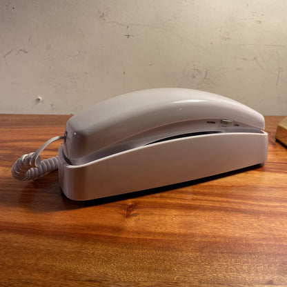 White Slimline Vint. Telephone