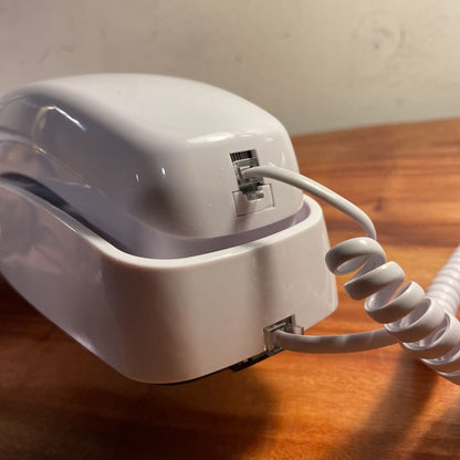White Slimline Vint. Telephone