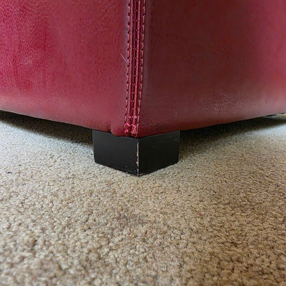 C&B Square Russet Storage Ottoman