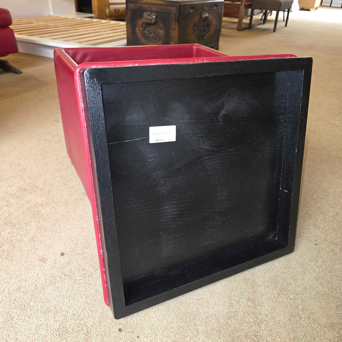C&B Square Russet Storage Ottoman