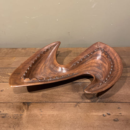 "Z" Shaped California Original Pottery Ashtray AS IS(has chip)