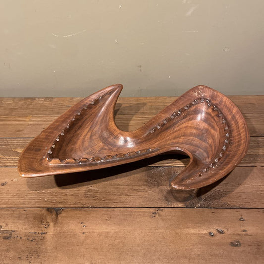 "Z" Shaped California Original Pottery Ashtray AS IS(has chip)