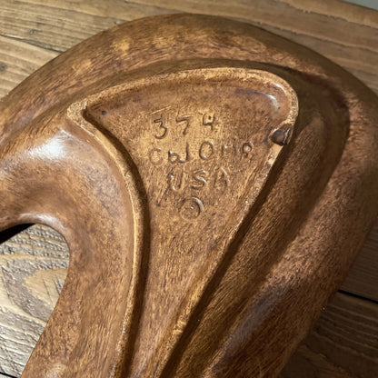 "Z" Shaped California Original Pottery Ashtray AS IS(has chip)