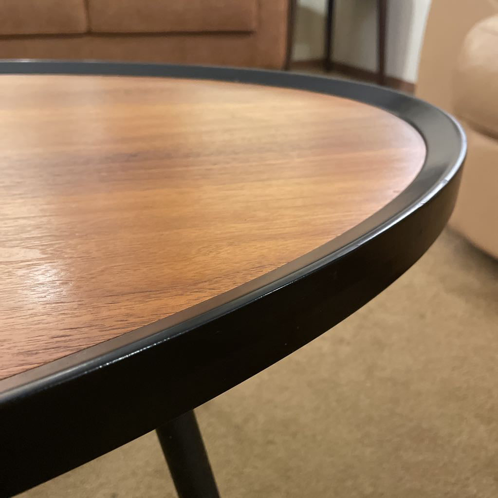 MC Oval Walnut Coffee Table C COFFEE TABLES