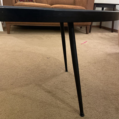 MC Oval Walnut Coffee Table C COFFEE TABLES