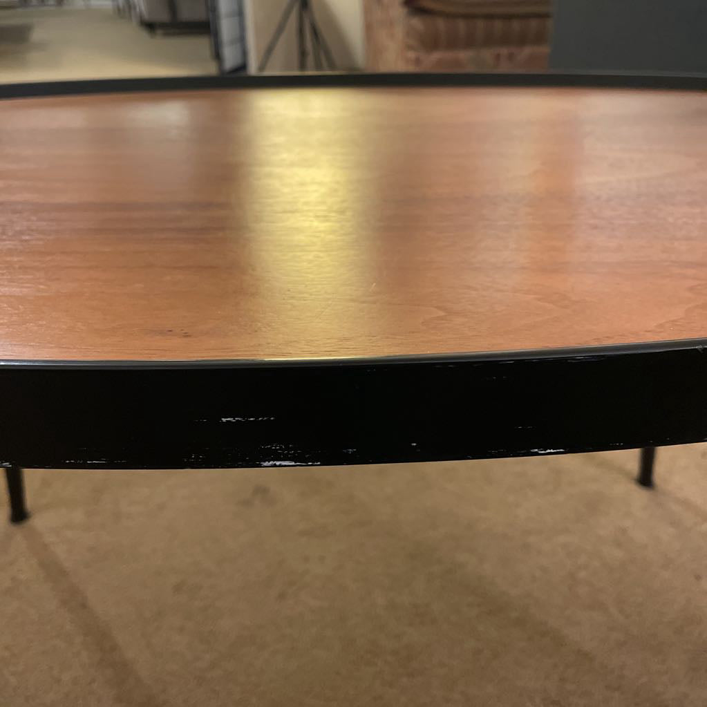 MC Oval Walnut Coffee Table C COFFEE TABLES