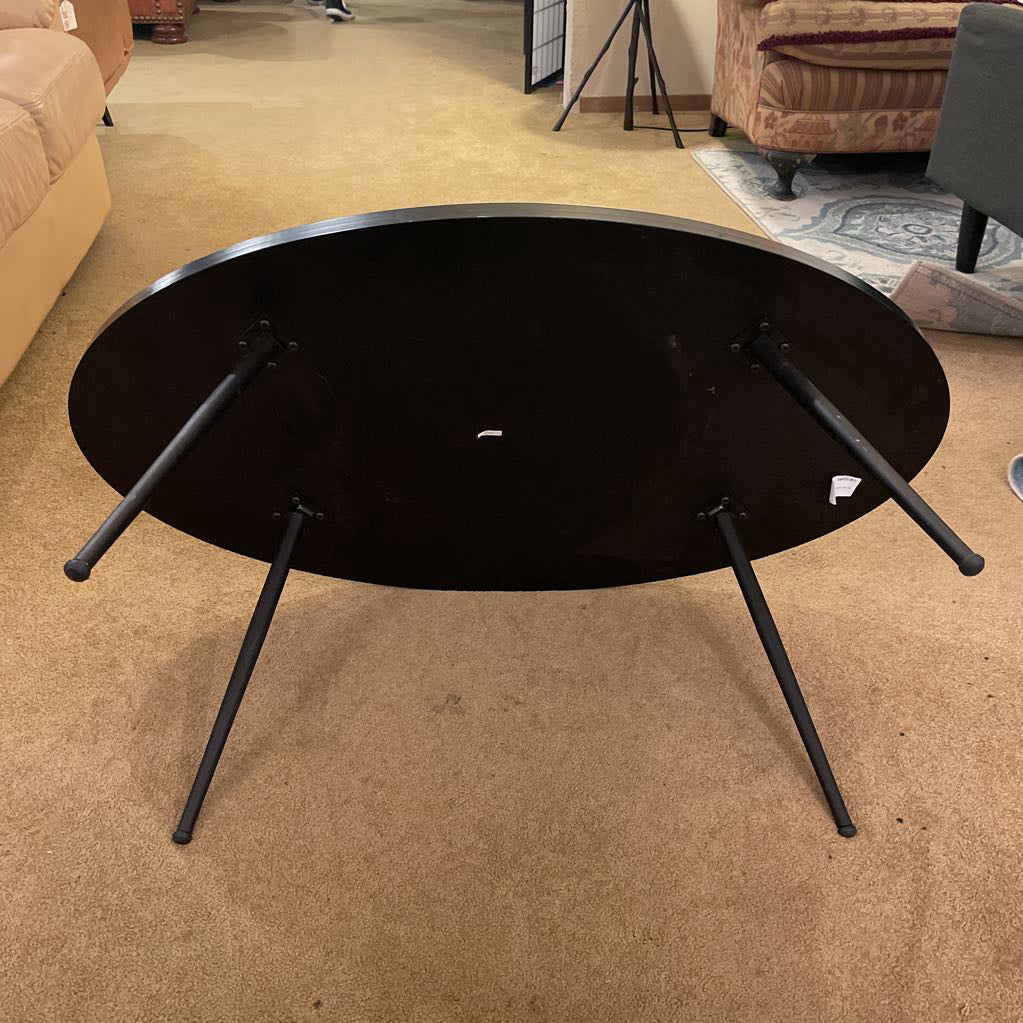 MC Oval Walnut Coffee Table C COFFEE TABLES