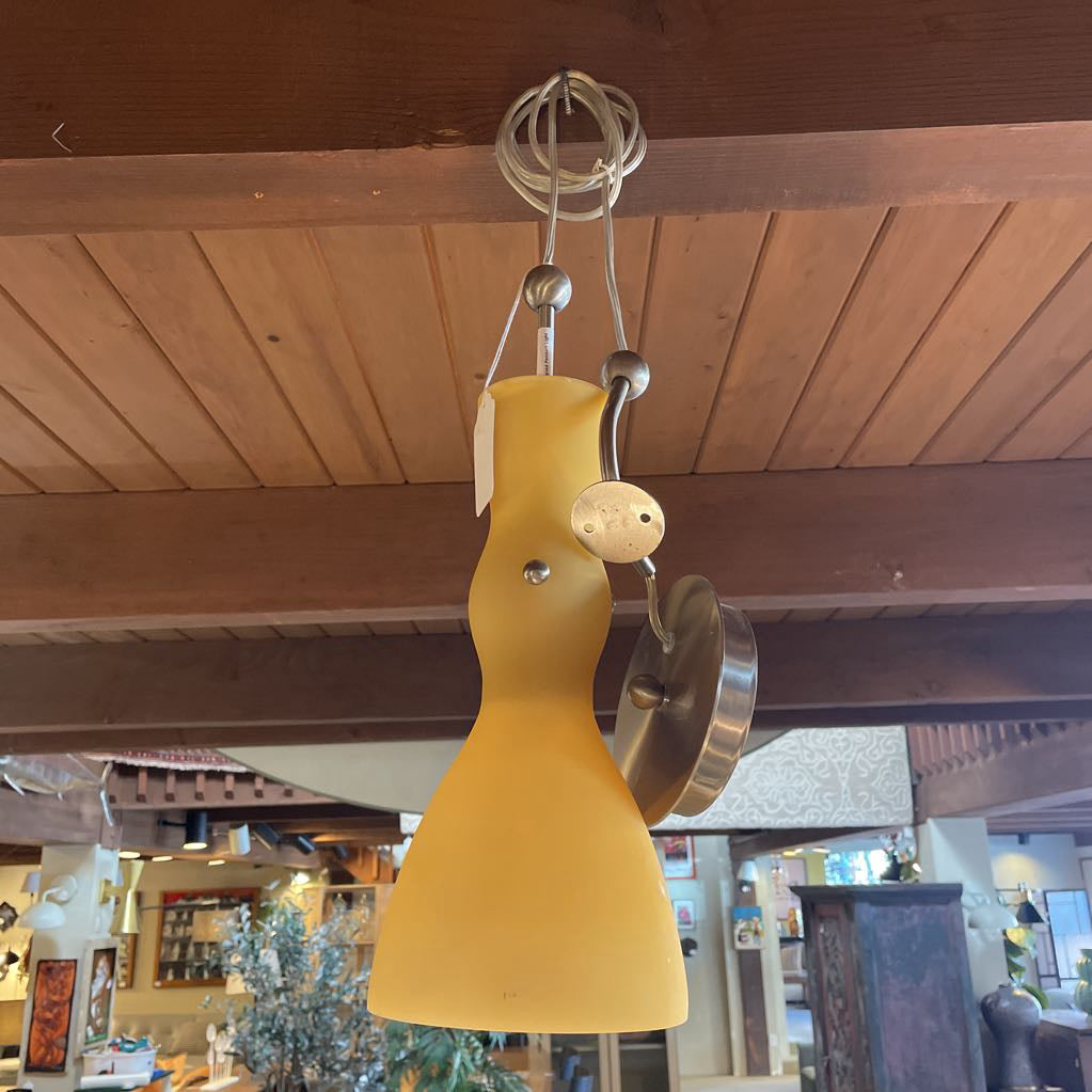 Tangerine Sculpted Pendant Light