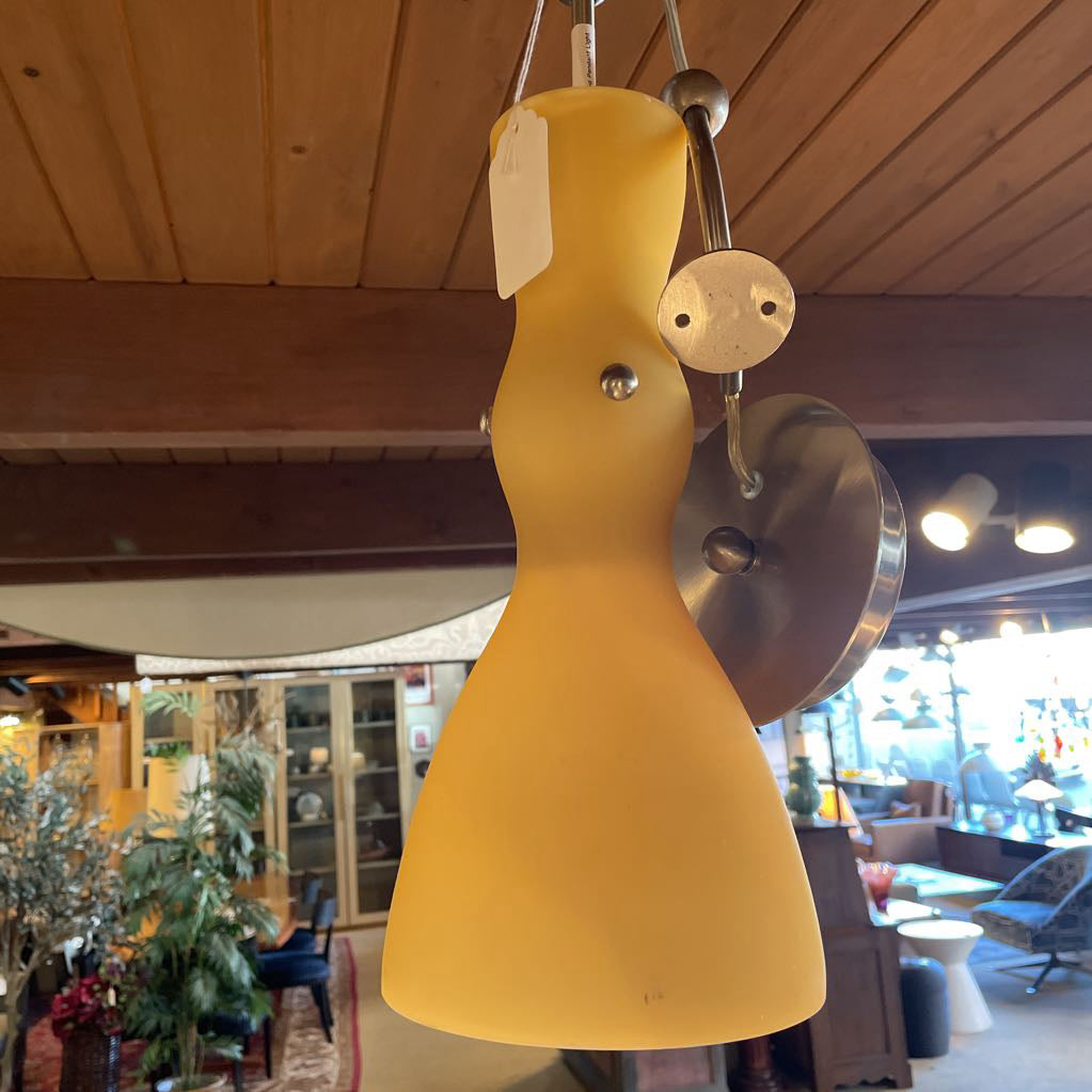 Tangerine Sculpted Pendant Light