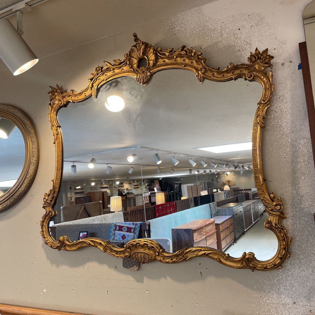 Ornate Gold Frame Wall Mirror C MIRRORS