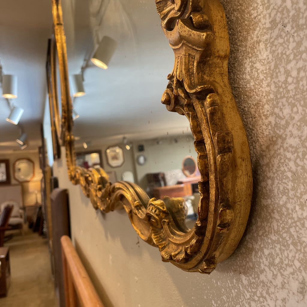 Ornate Gold Frame Wall Mirror C MIRRORS