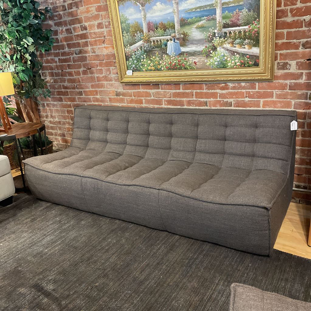 Ethnicraft N701 Dark Grey Armless Sofa