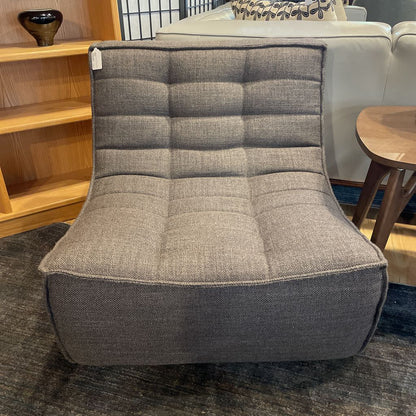 Ethnicraft N701 Dark Grey Armless Chair