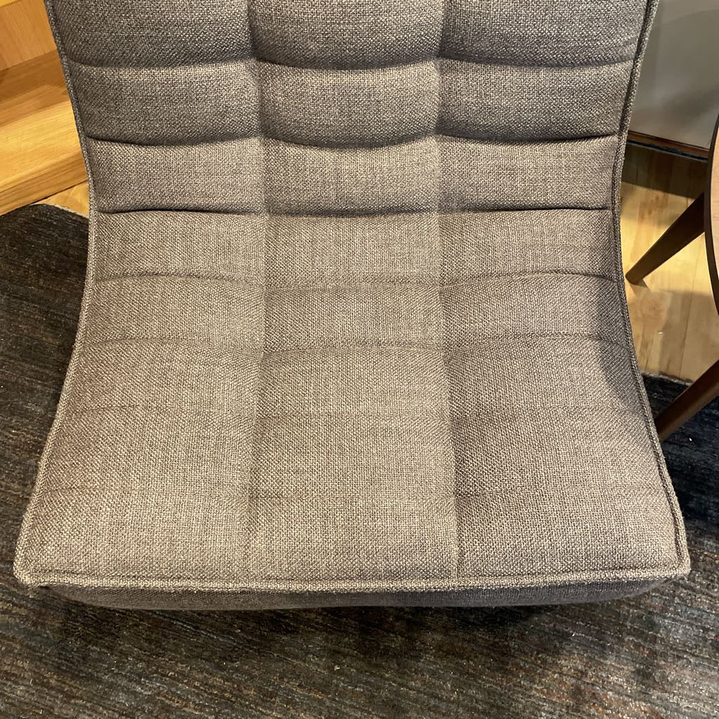 Ethnicraft N701 Dark Grey Armless Chair