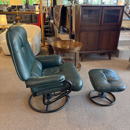 Evergreen Lounge Chair and Ottoman