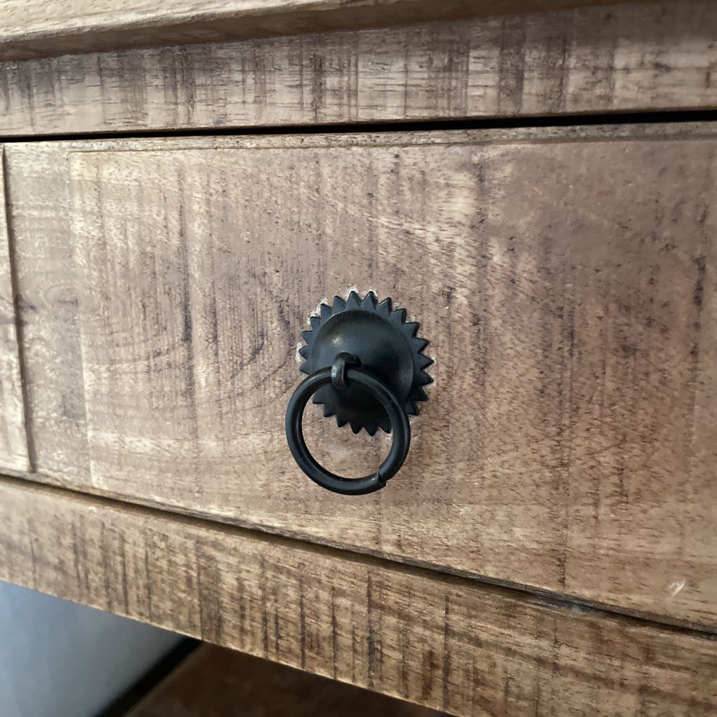 Solid Light Wood End Table/Nightstand