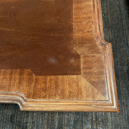 Rectangular Wooden Coffee Table with Claw and Ball Feet