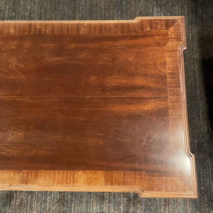 Rectangular Wooden Coffee Table with Claw and Ball Feet