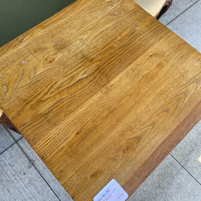 Vintage Turned Wood Leg Side Table Plant Stand C SIDE TABLES