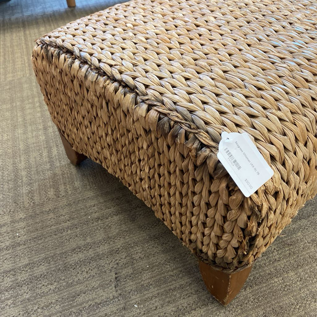 Seagrass Ottoman (AS IS)