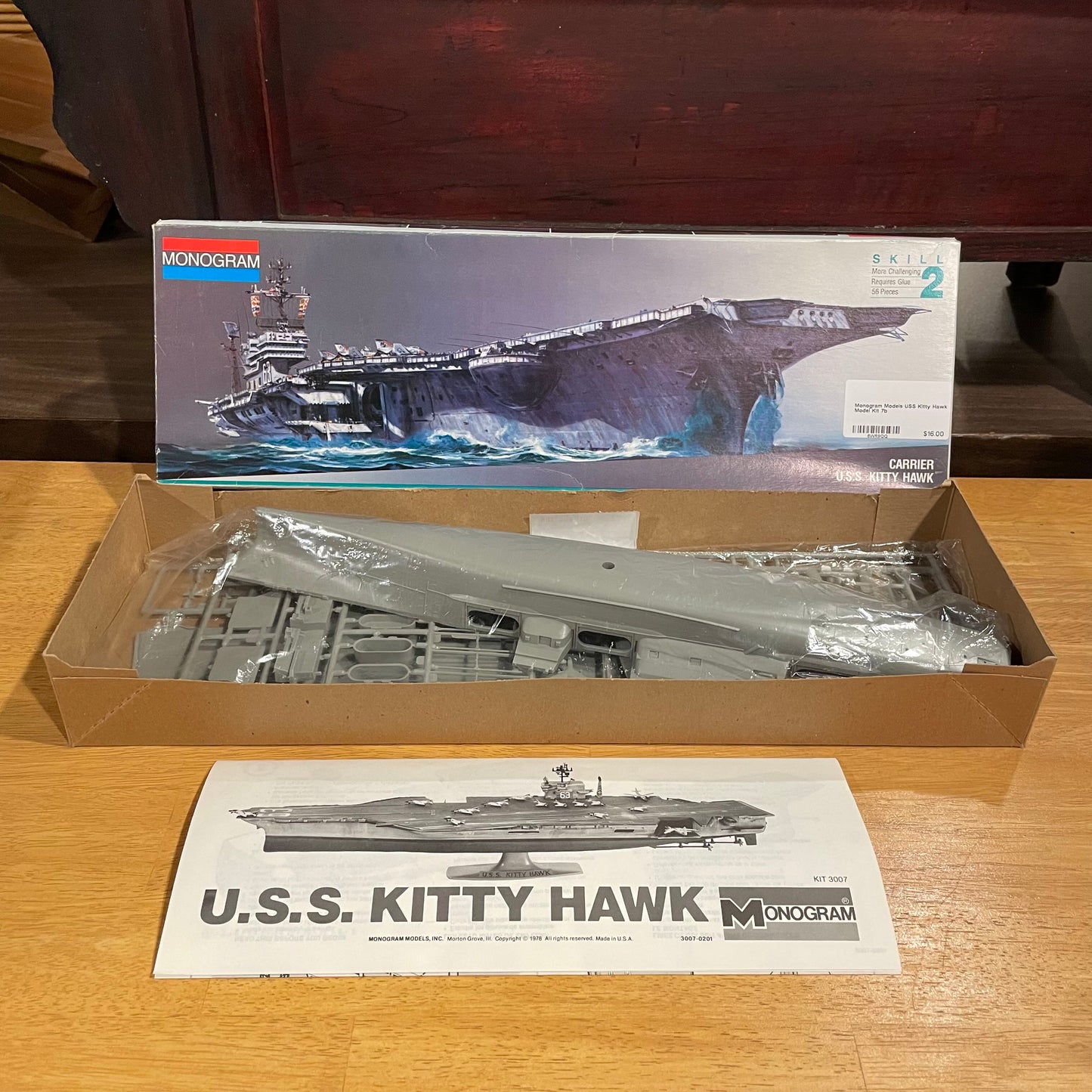 Monogram Models USS Kitty Hawk Model Kit